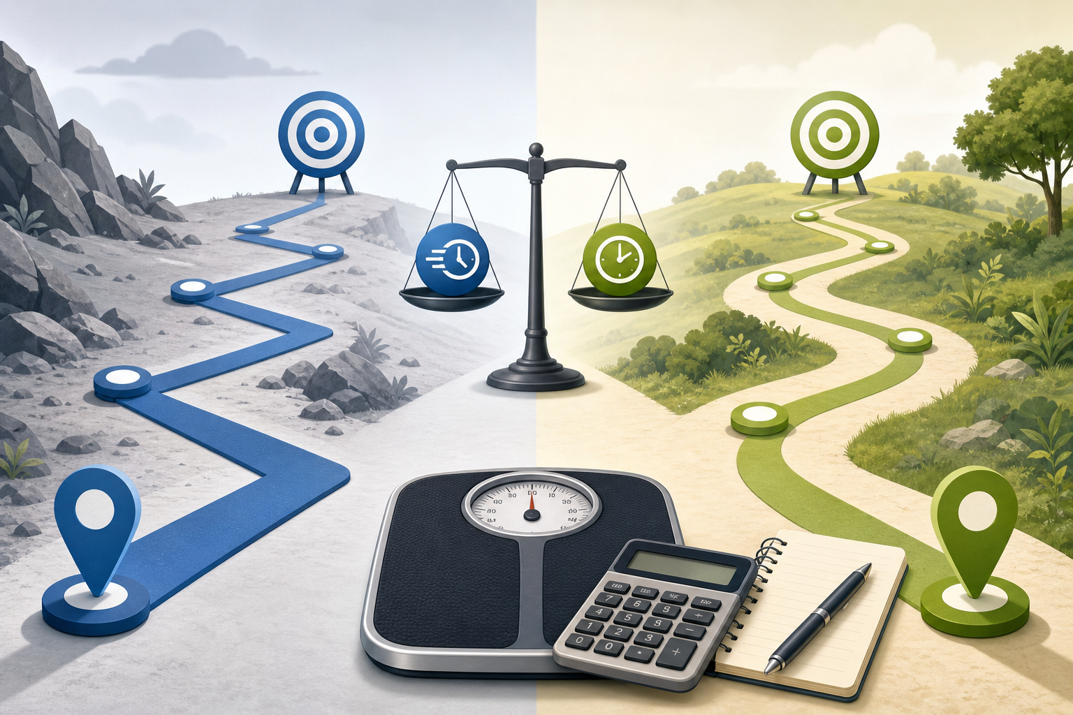 Fast vs Slow Weight Loss Timelines: What Changes?