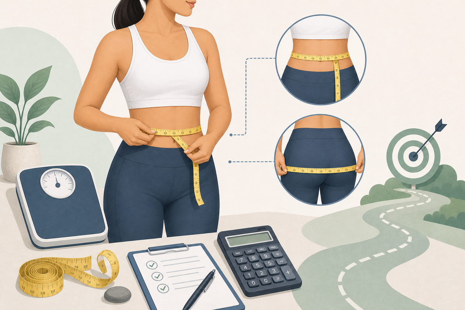 How To Measure Waist And Hips guide - Waist-to-Hip Ratio Calculator