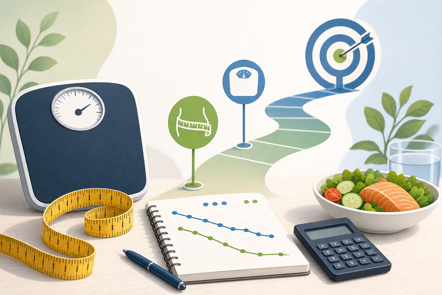 Waist Measurement Weight Loss Progress guide - Waist-to-Height Ratio Calculator