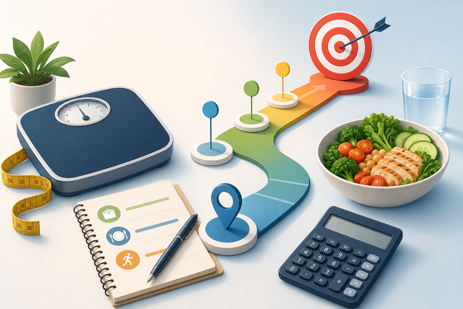 Weekly Weight Loss Calorie Target guide - Weight Loss Calorie Calculator