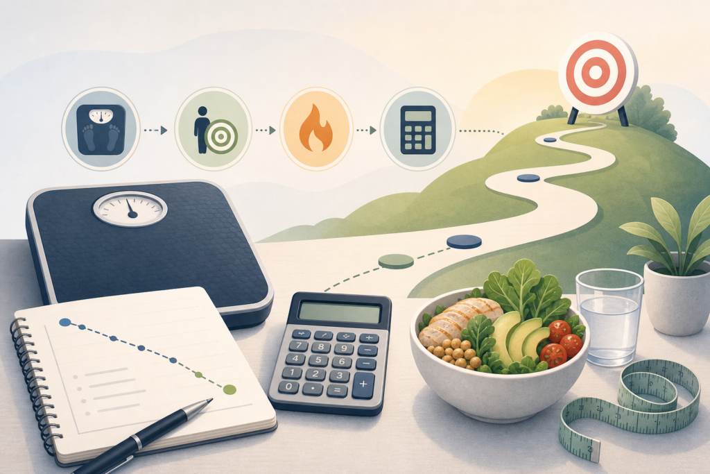 Weight Loss Energy Gap guide - Calories to Lose 1 lb / 1 kg Calculator