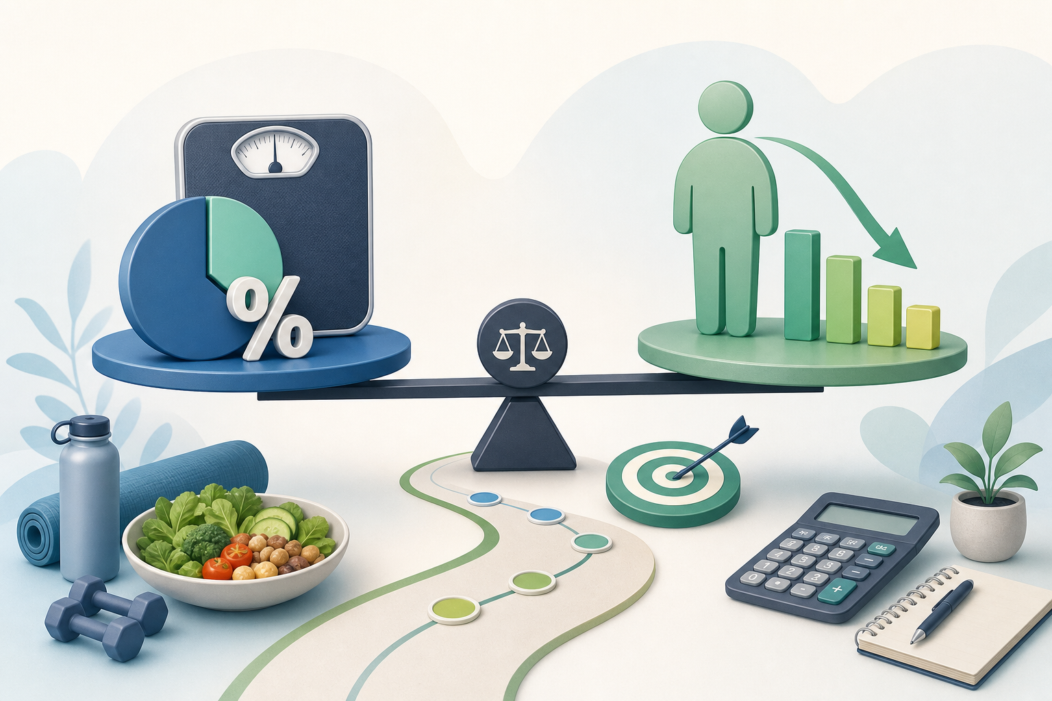 Weight Loss Percentage vs BMI Change