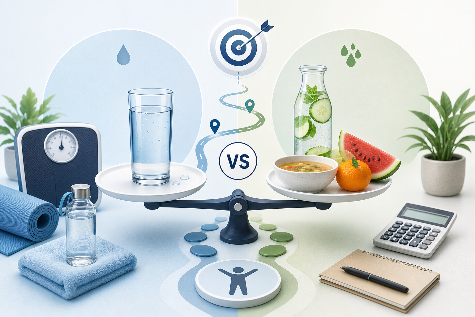 Drinking Water vs Total Water Intake: What Counts?