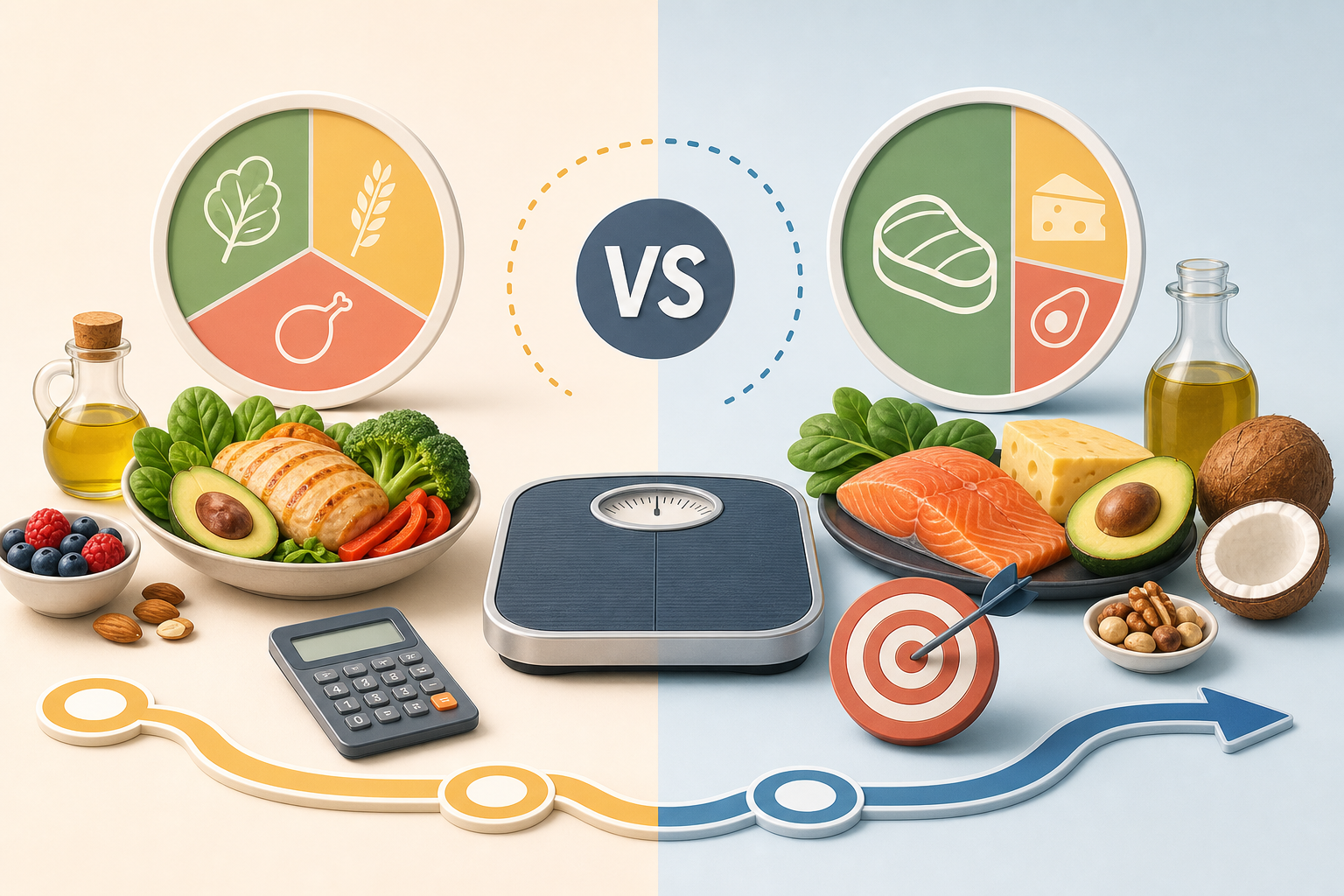 Low-Carb vs Keto Macros: What’s the Difference?