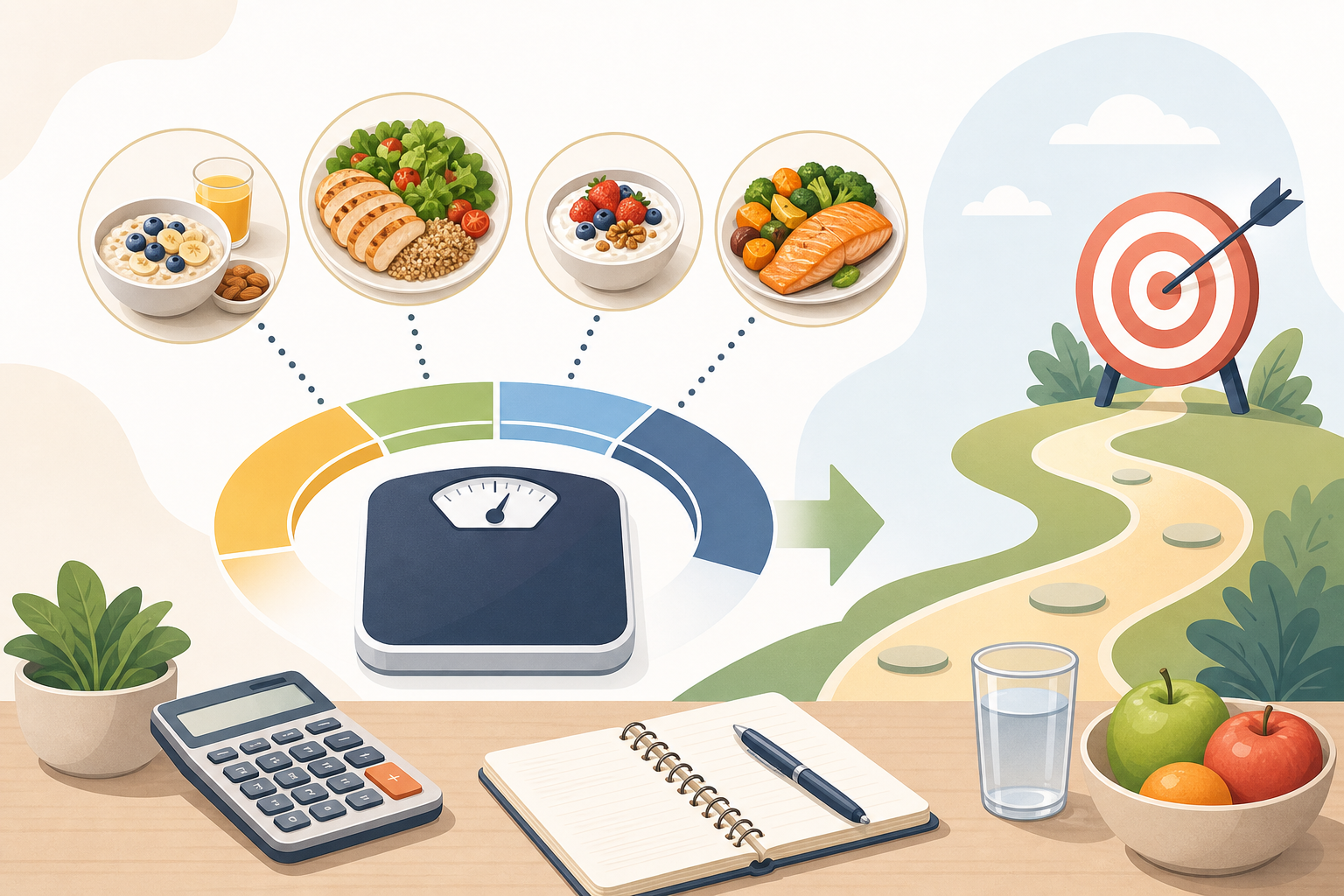 Meal Calories vs Daily Calorie Target: How They Fit Together