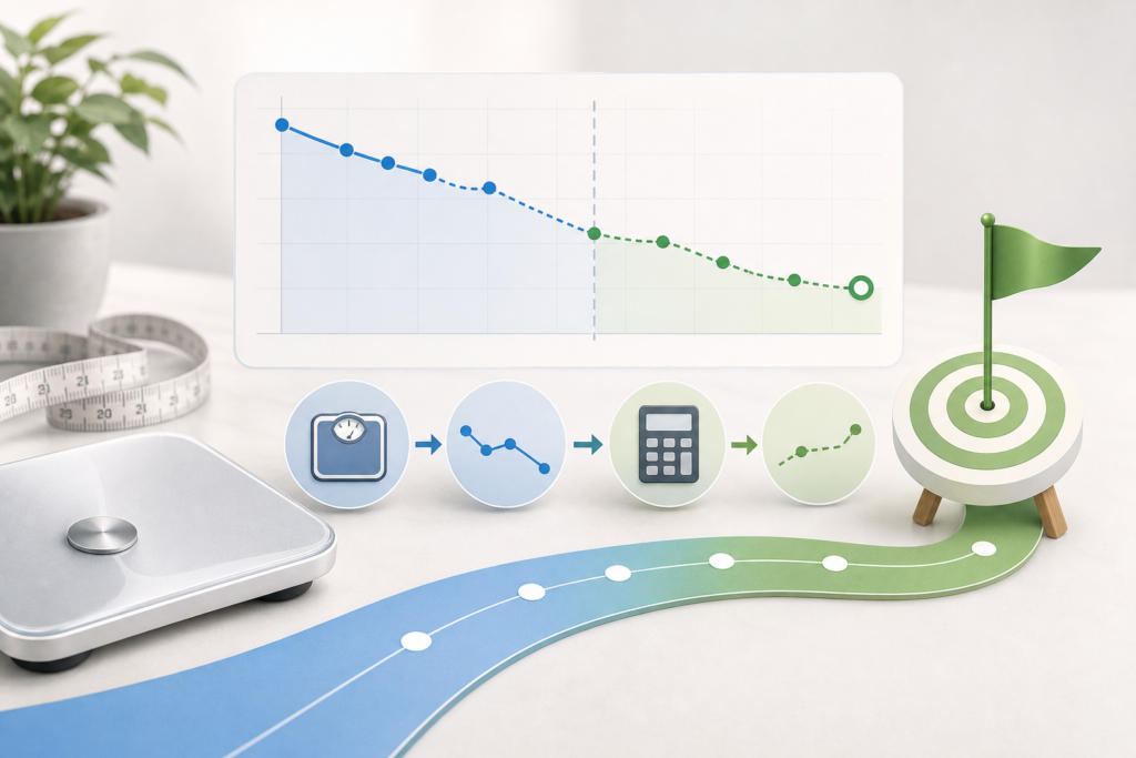 How A 4week Weight Trend Projection Is Calculated guide - Weight Trend Calculator