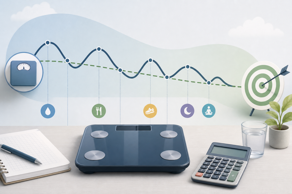 How Daily Weight Fluctuations Can Distort A Simple Weight Difference guide - Weight Gain/Loss Difference Calculator