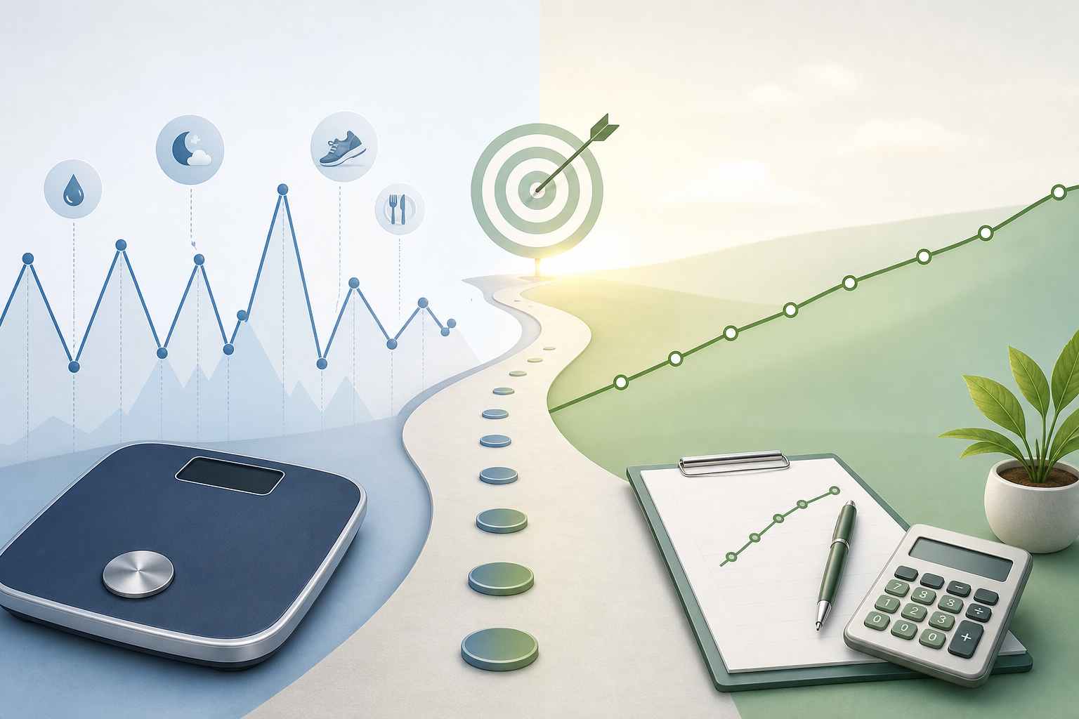 Weight Trend vs Daily Weight: Why the Numbers Tell Different Stories